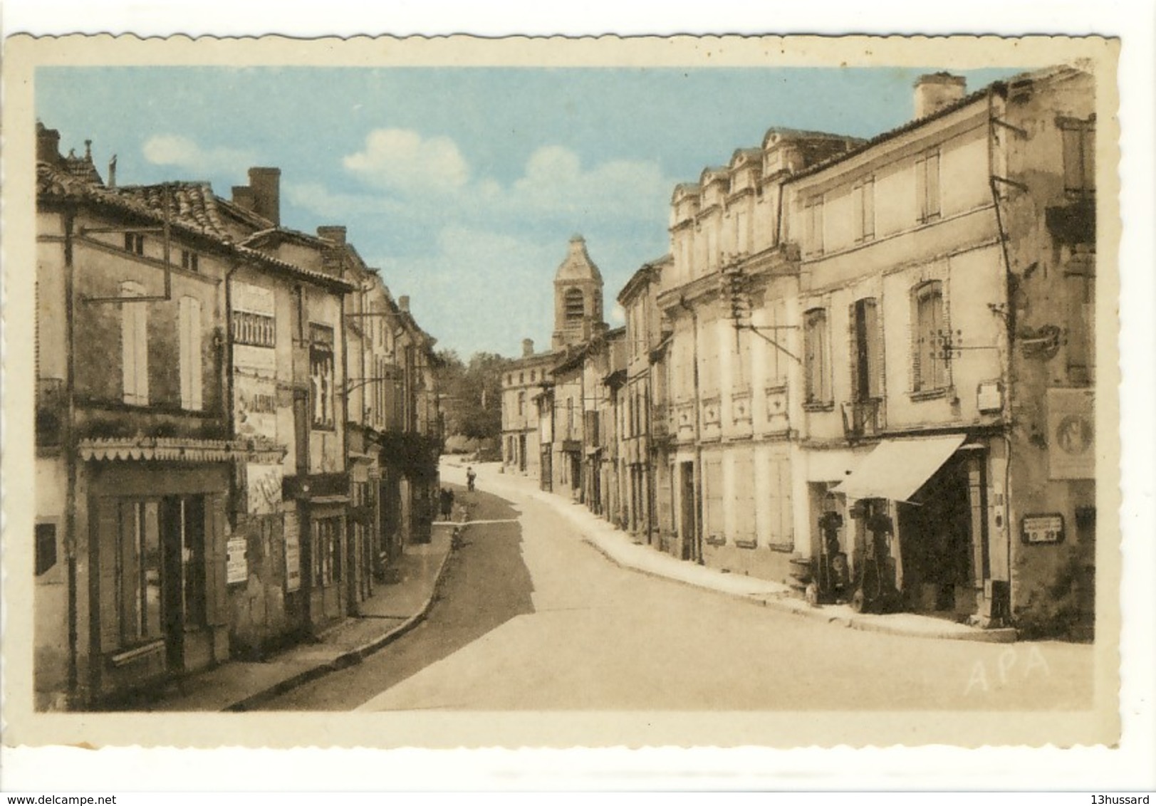 Carte Postale Ancienne Molières - Grand'Rue - Molieres