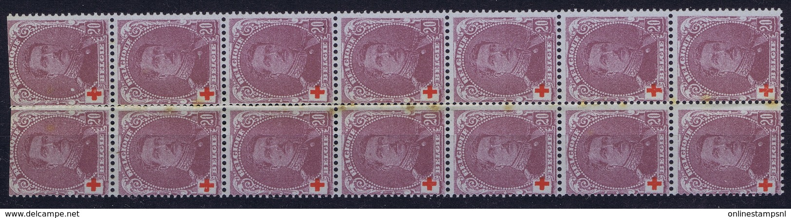 Belgium OBP 131 Not Used (*) SG  1914  Some Spots - 1914-1915 Cruz Roja