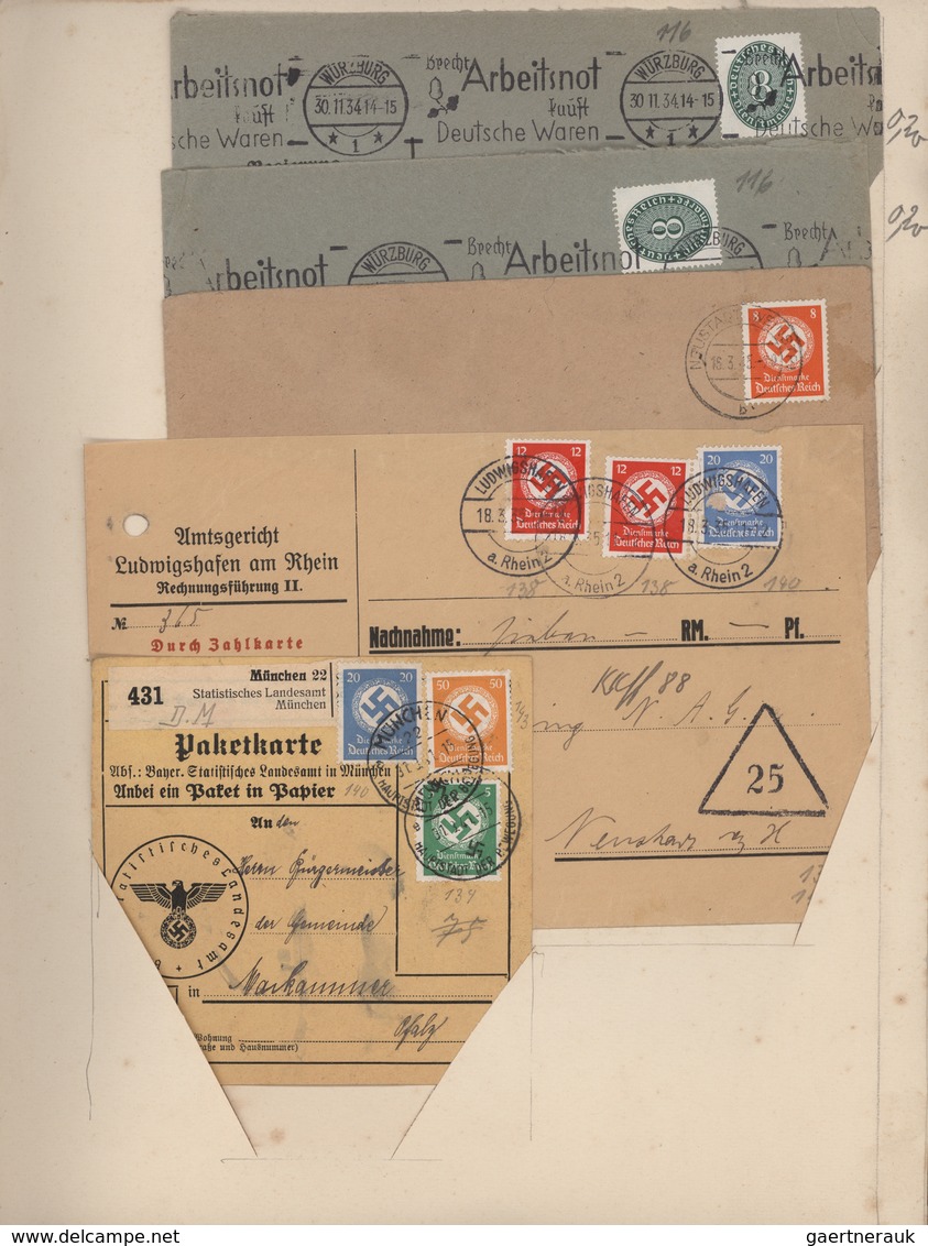 Deutsches Reich: 1880/1940 (ca.), Sehr Urige Und Umfangreiche Partie An Ganzsachen, Postkarten Und B - Collections