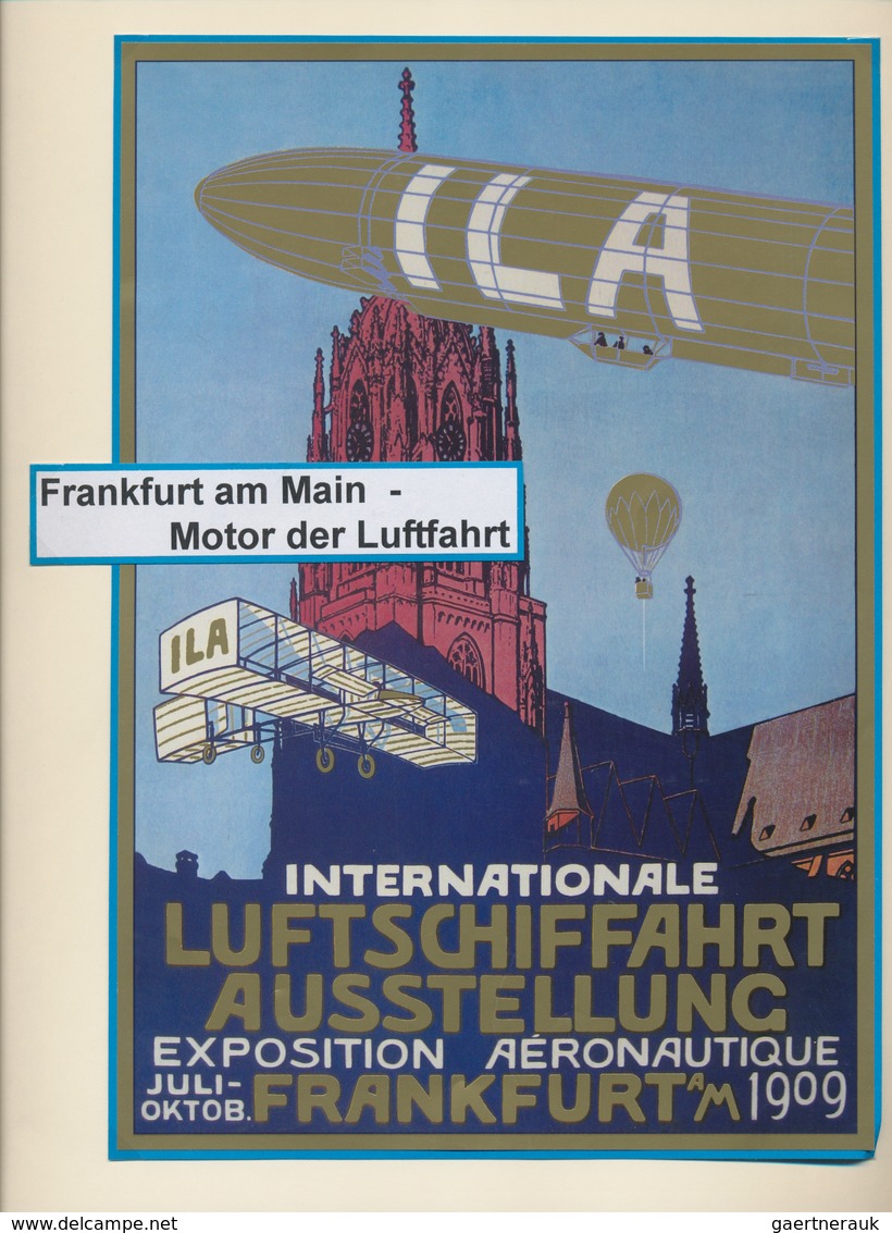 Deutsches Reich: 1909, ILA FRANKFURT/MAIN, Kleine Sammlung Von Sieben Belegen, Ausstellungsmäßig Auf - Collections