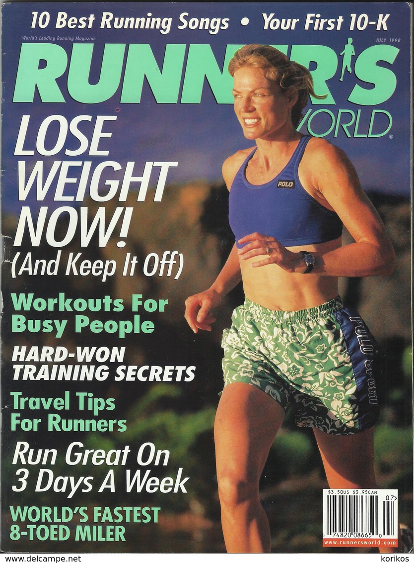 RUNNERS WORLD - RUNNER’S WORLD MAGAZINE - US EDITION - JULY 1998 – ATHLETICS - TRACK AND FIELD - 1950-Now