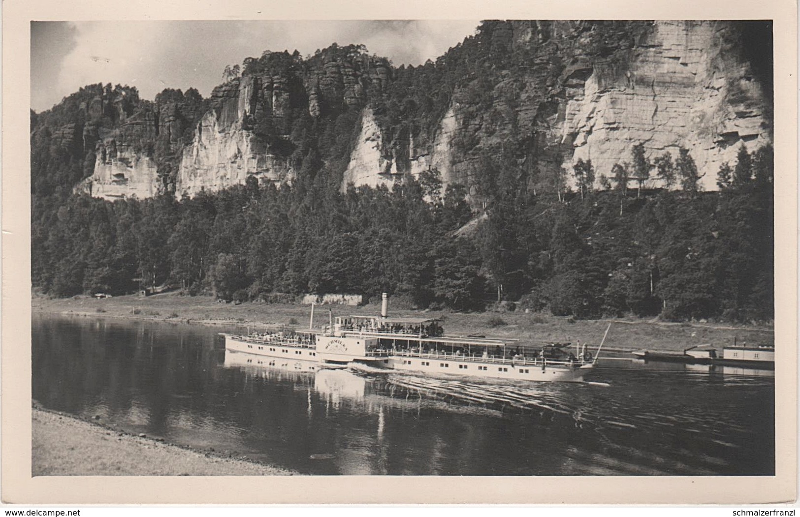 Foto Rohling Für AK Elbe Dampfer Schmilka Weiße Flotte A Wehlen Pötzscha Rathen Obervogelgesang Pirna Heldge Köthen DDR - Wehlen