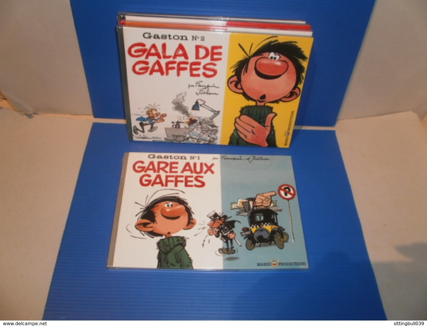 FRANQUIN. JIDEHEM. GASTON N°s 1 à 5. RE Fac-similé. Ed. Marsu Productions-Le Soir. 2006. Format à L'italienne. - Franquin