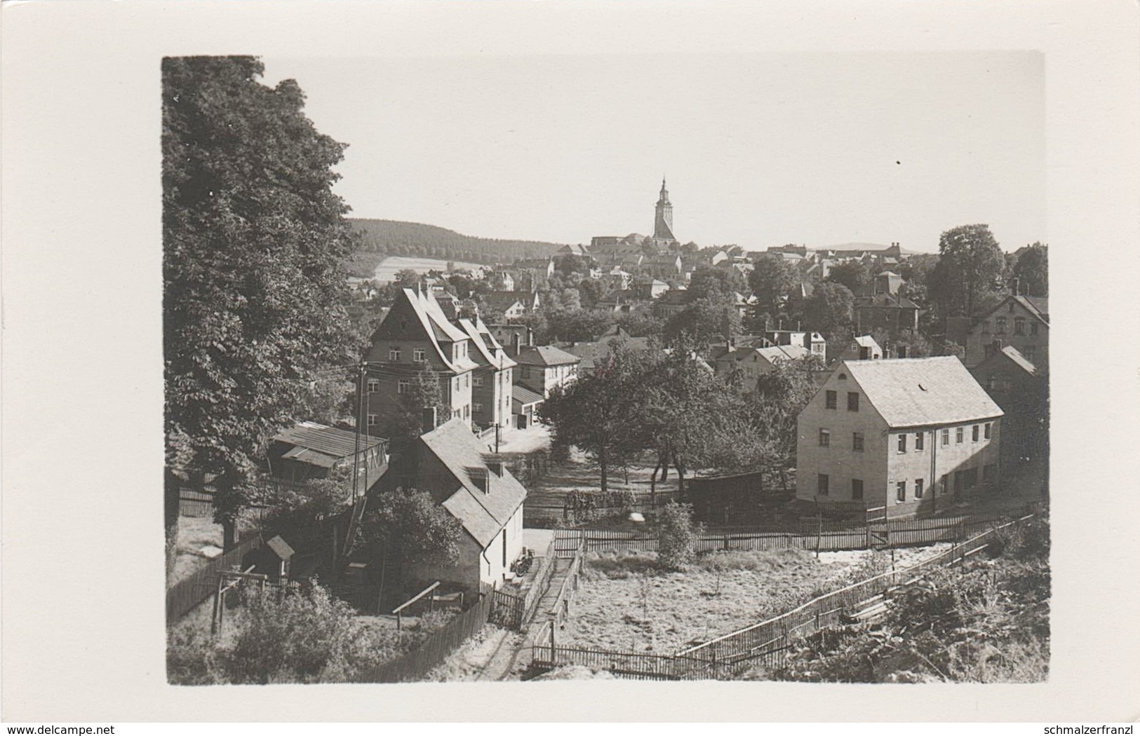 Foto Rohling Für AK Schneeberg Hartensteiner Straße ? A Scheunenstraße Seminarstraße Rosental Rosentalgäßchen Erzgebirge - Schneeberg