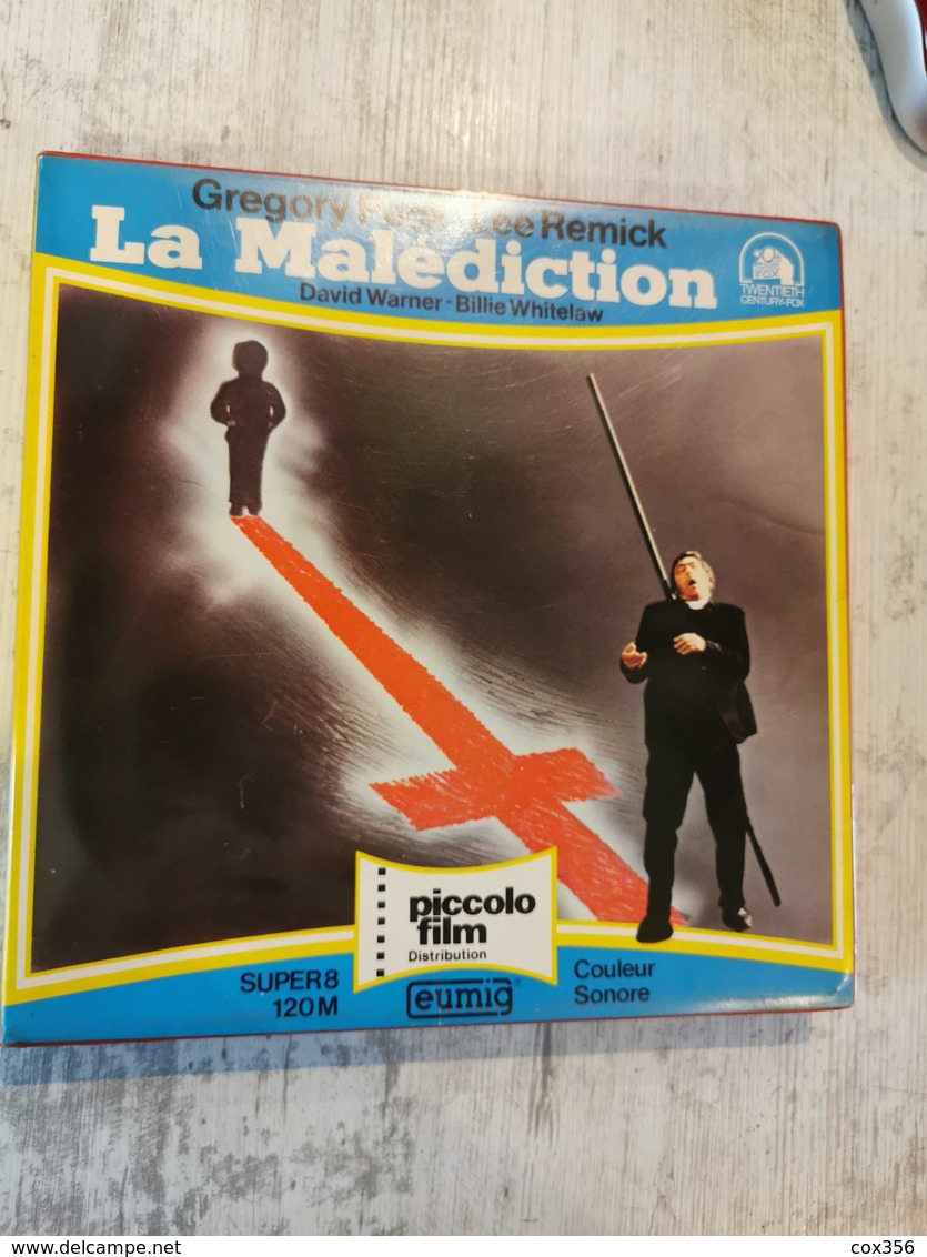 Film Super 8  " LA MALEDICTION " 120 M Couleur Sonore - Pellicole Cinematografiche: 35mm-16mm-9,5+8+S8mm