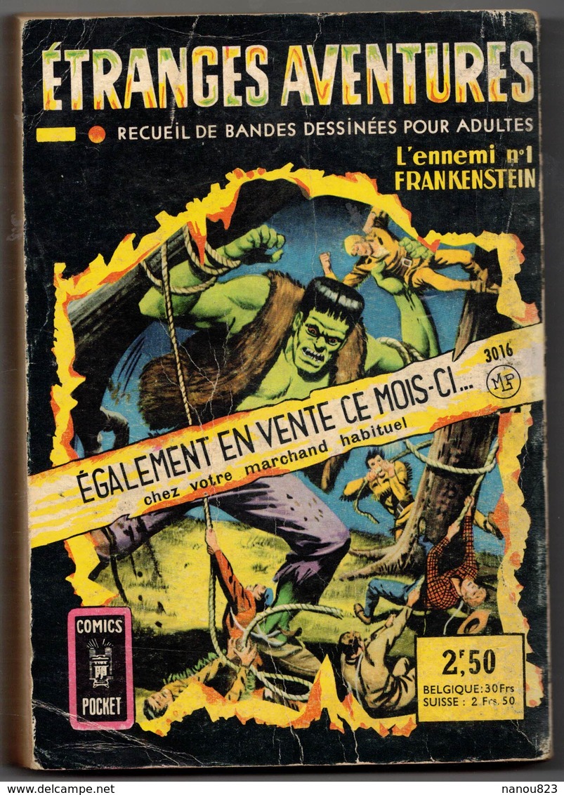 AVENTURES FICTION POUR ADULTES RARE Reliure N° 3017 N° 5/6 AREDIT 1967 LE FANTÔME DE LA CHANCE DES ATLANTES A VENDRE - Aventuur Fictie