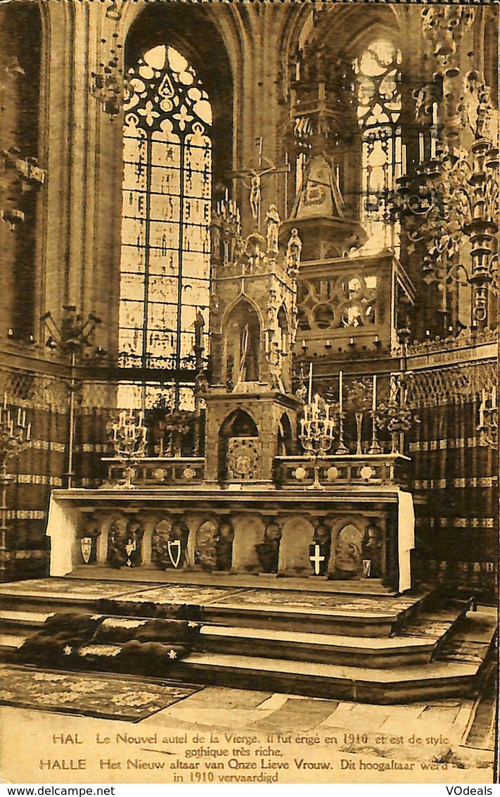 CPA - Belgique - Halle - Hal - Le Nouvel Autel De La Vierge - Halle