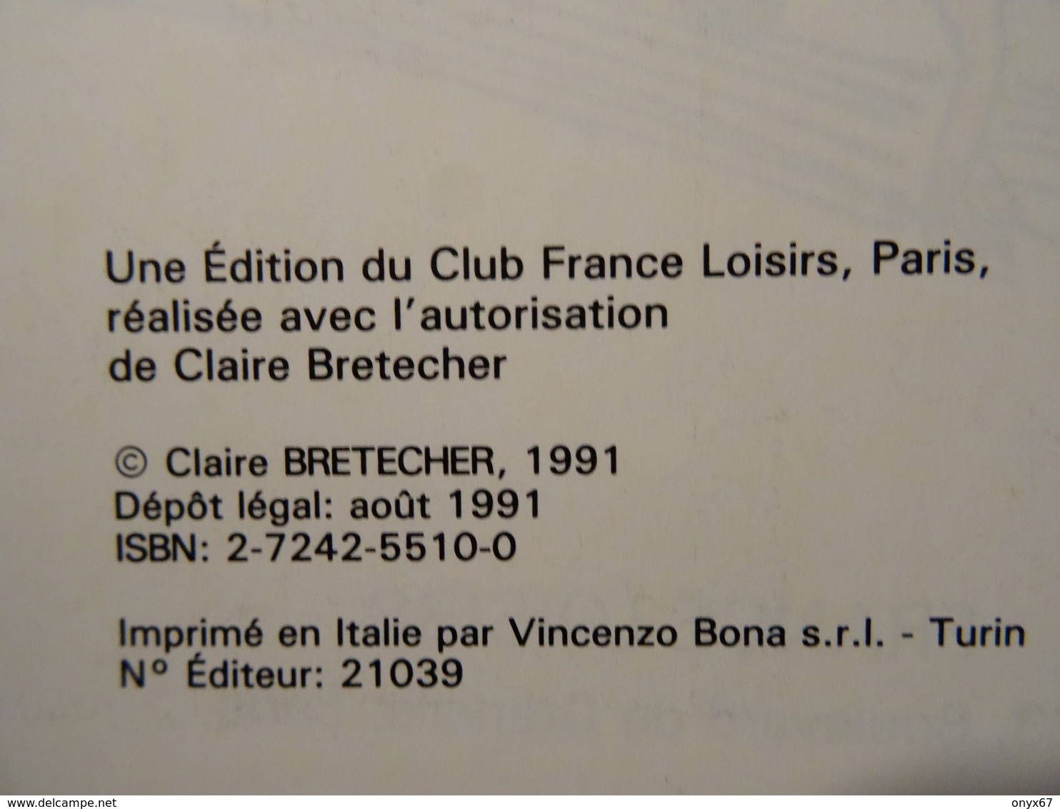 BD Cartonnée Claire BRETECHER " Agrippine - Prend Vapeur "   1991   France Loisirs 3 SCANS - Brétecher