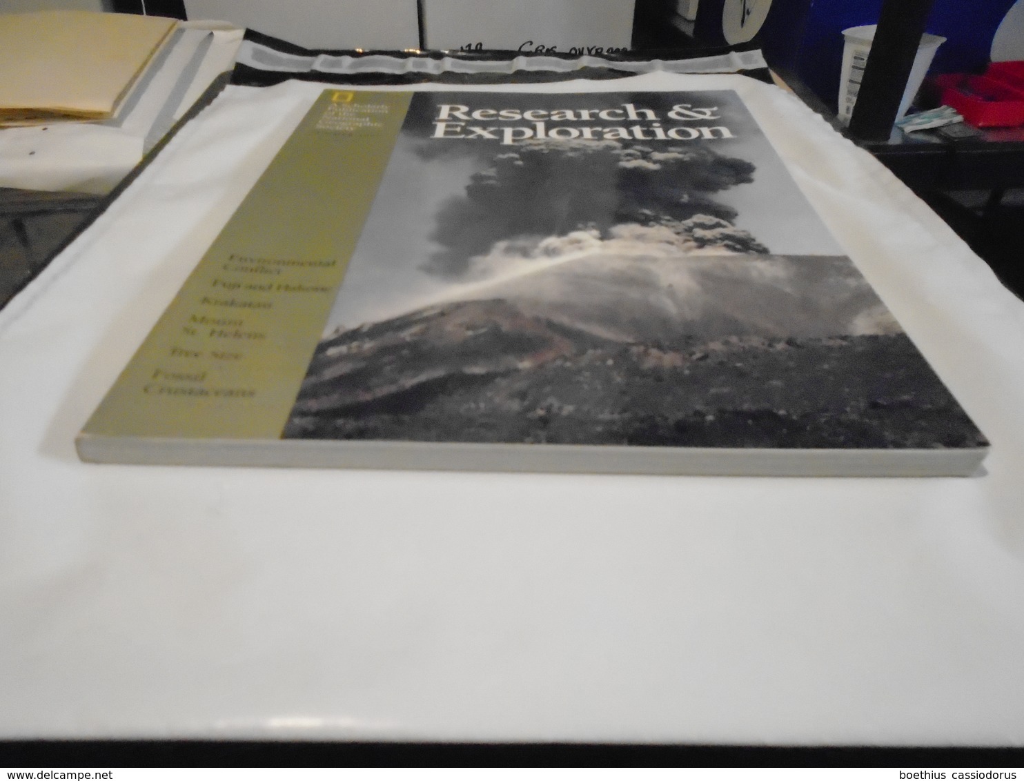 FUJI AND HAKONE KRAKATAU MOUNT ST HELENS... VOLCANS RESEARCH AND EXPLORATION1991 / SUMMARY WITH FOTOS - Sciences De La Terre