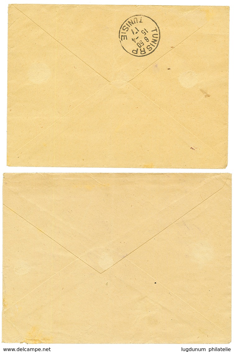 "TELEGRAPHIE MILITAIRE - ARMEE D' ORIENT" : 1917 2 Lettres Avec T.P 501A Ou 510B + ARMEE D' ORIENT 16e SECTION TELEGRAPH - Army Postmarks (before 1900)