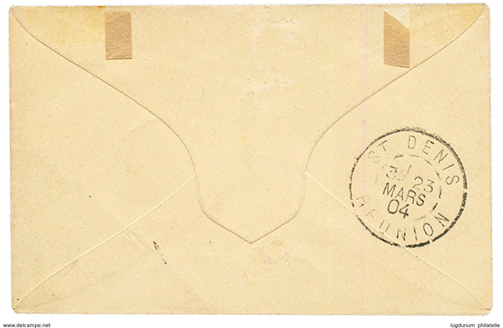 1904 COUPE Du 30c (n°80) Obl. DIEGO-SUAREZ Sur Enveloppe Pour ST DENIS (REUNION). Superbe. - Other & Unclassified