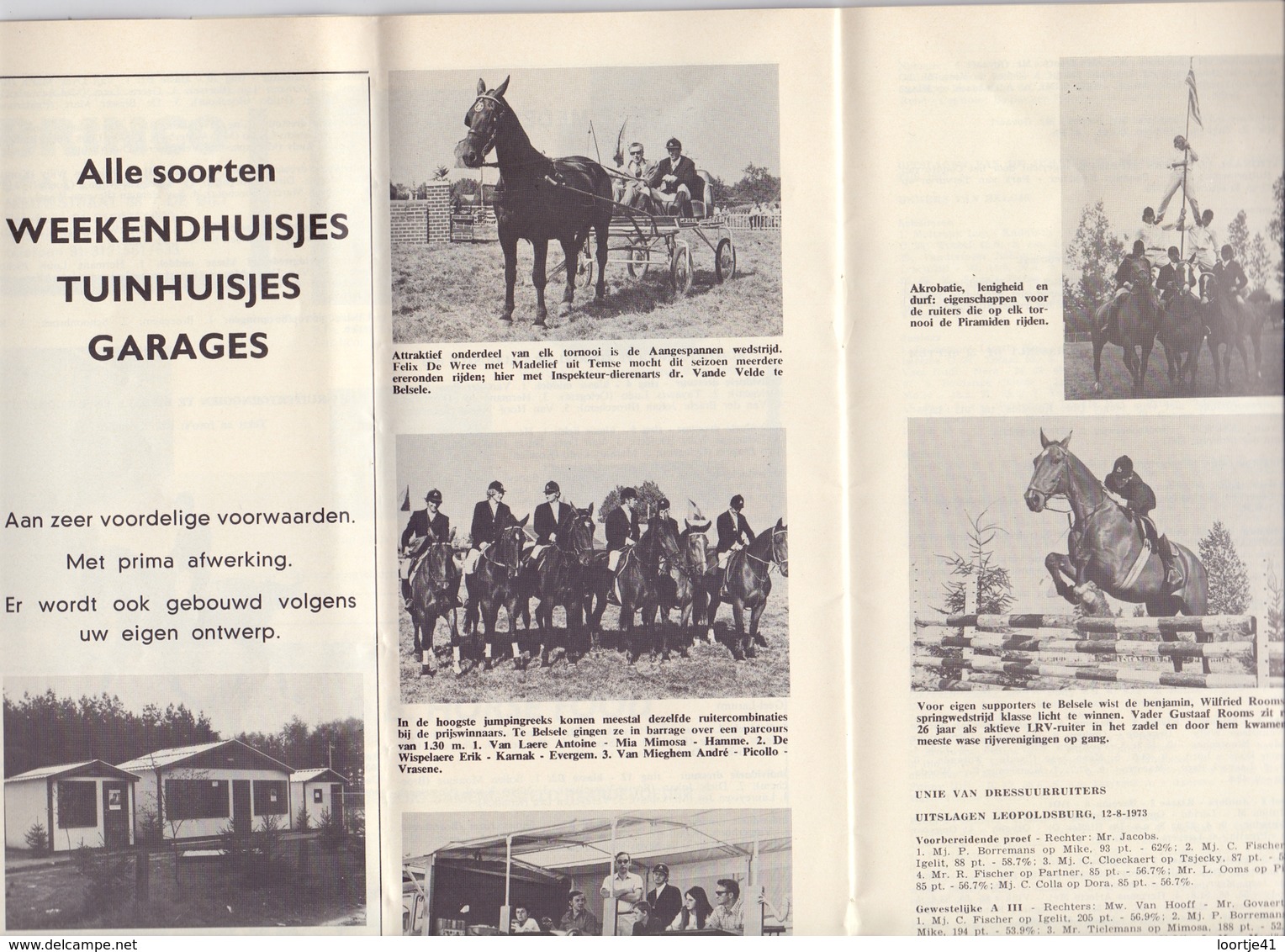 Tijdschrift Paardensport - De Hoefslag - 1973 - Sport