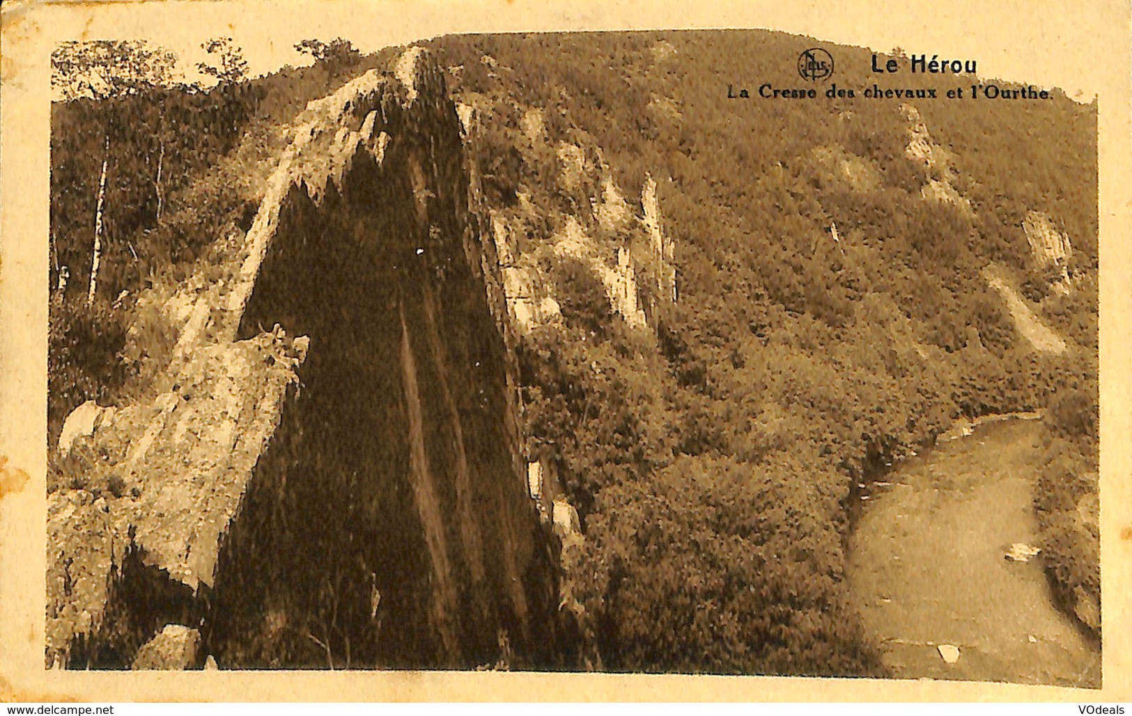 CPA - Belgique - Le Hérou - La Cresse Des Chevaux Et L'Ourthe - Houffalize