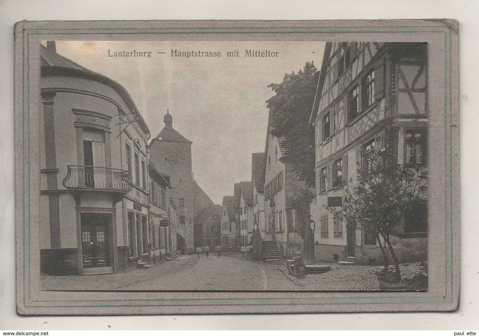 CPA - (67) LAUTERBOURG - Aspect De La Rue Principale Et De La Porte Au Début Du Siècle - Lauterbourg