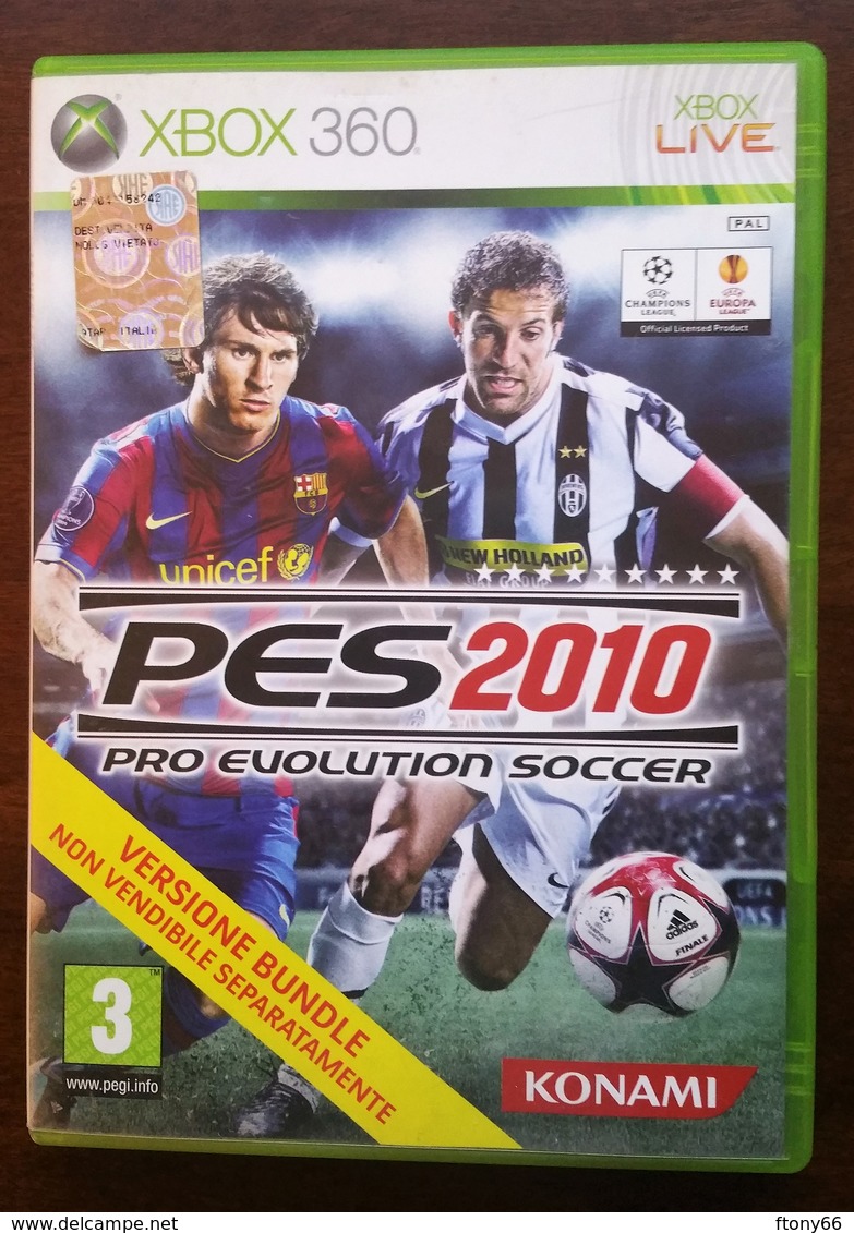 MA20 Gioco XBOX 360 PES 2010 Pro Evolution Soccer - Usato Con Manuale ITA - Xbox 360