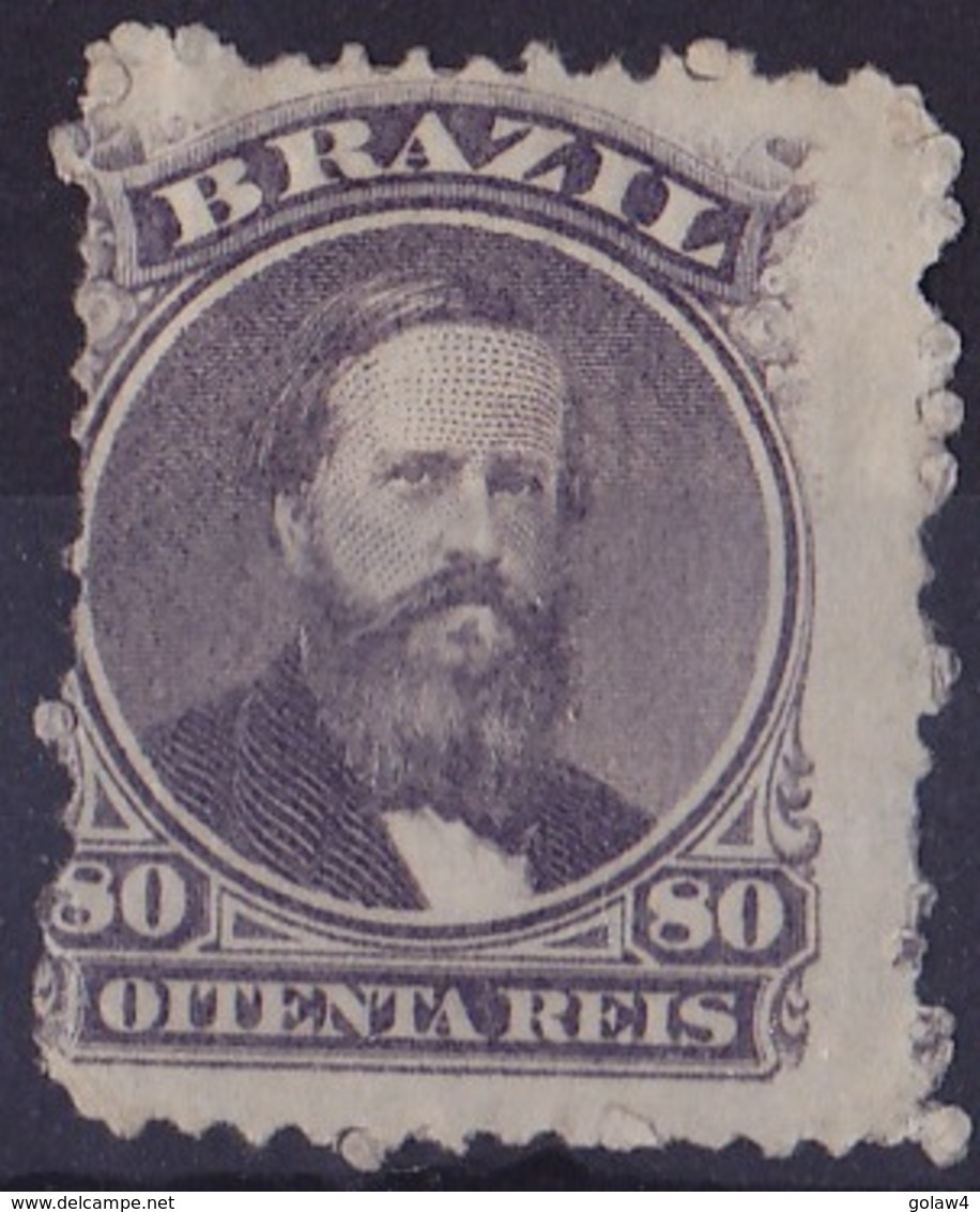 20557# BRESIL Y&T N° 26 (*) EMPEREUR DON PEDRO II BRASIL BRAZIL 1866 - Nuovi