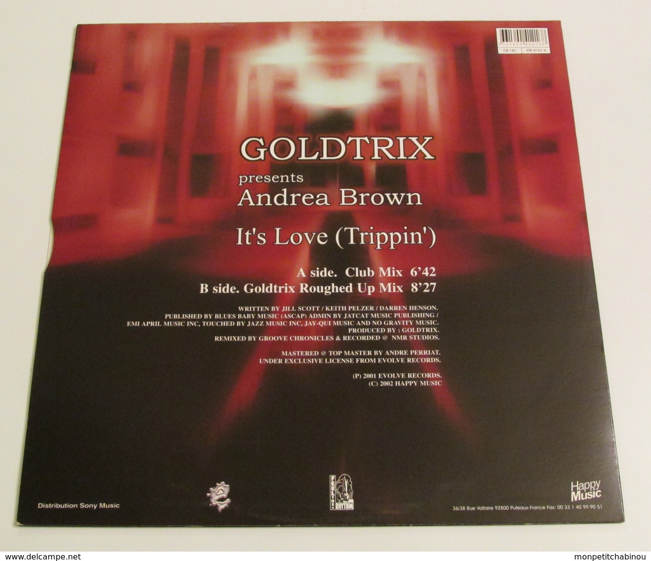 Maxi 33T GOLDTRIX Presents ANDREA BROWN : It's Love - Dance, Techno & House