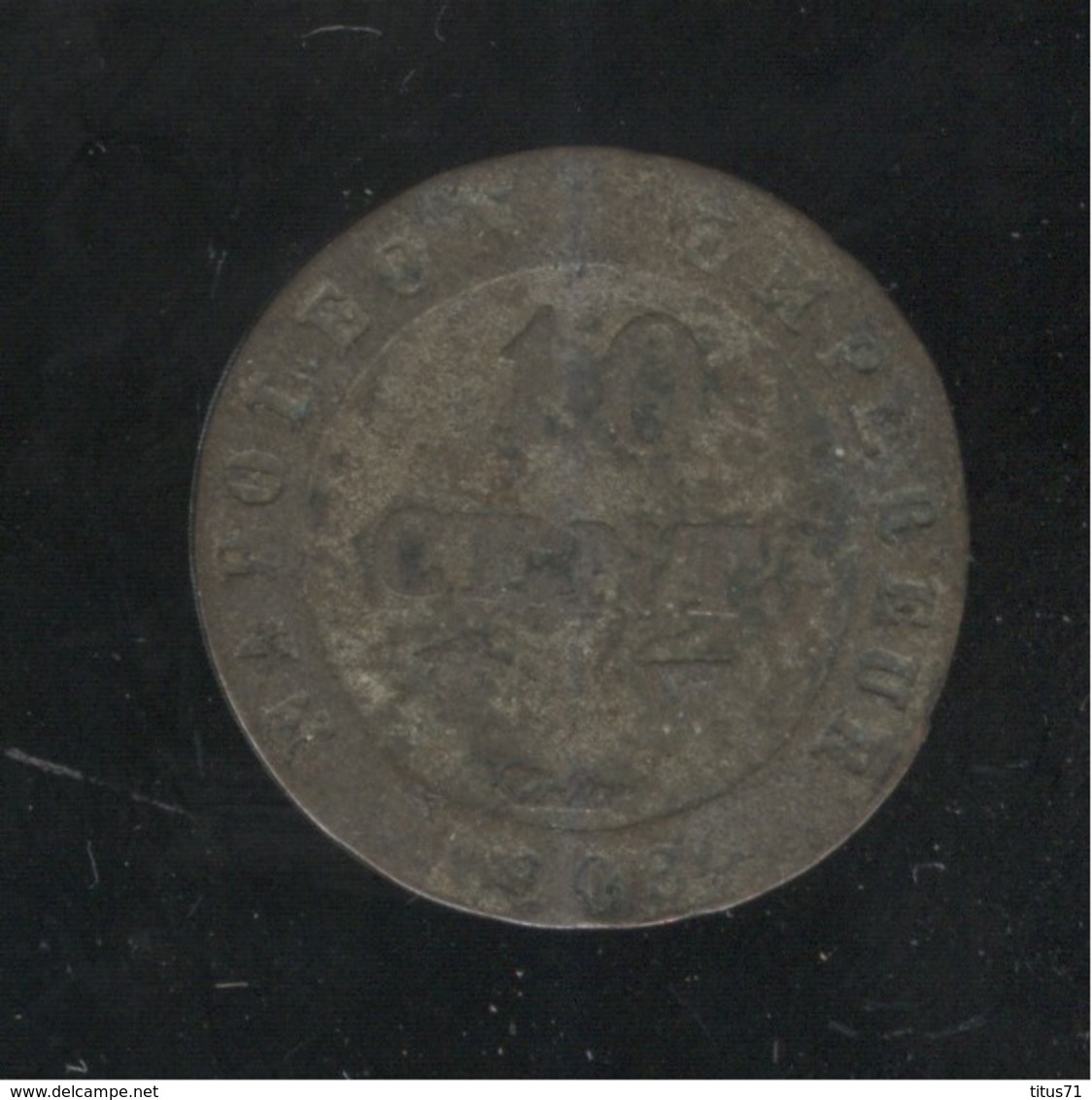 10 Centimes France 1808 W - Andere & Zonder Classificatie