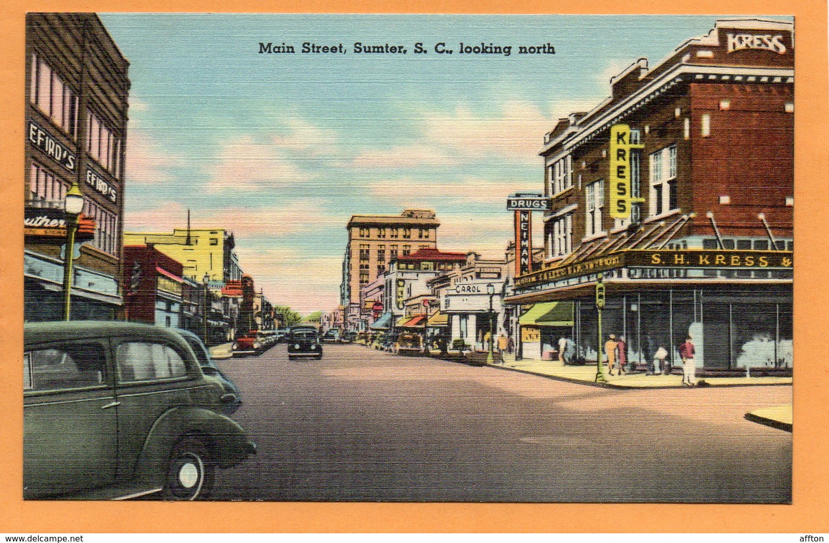 Sumter SC 1940 Postcard - Sumter