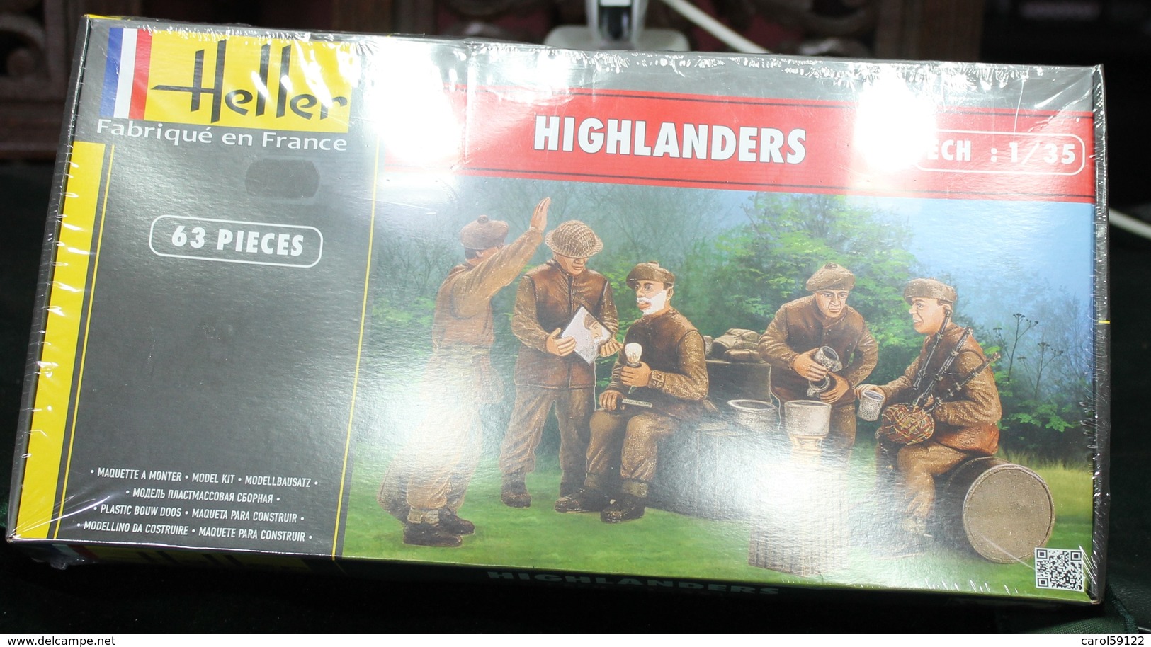 Maquette Heller 1/35 HIGHLANDERS - Militaires