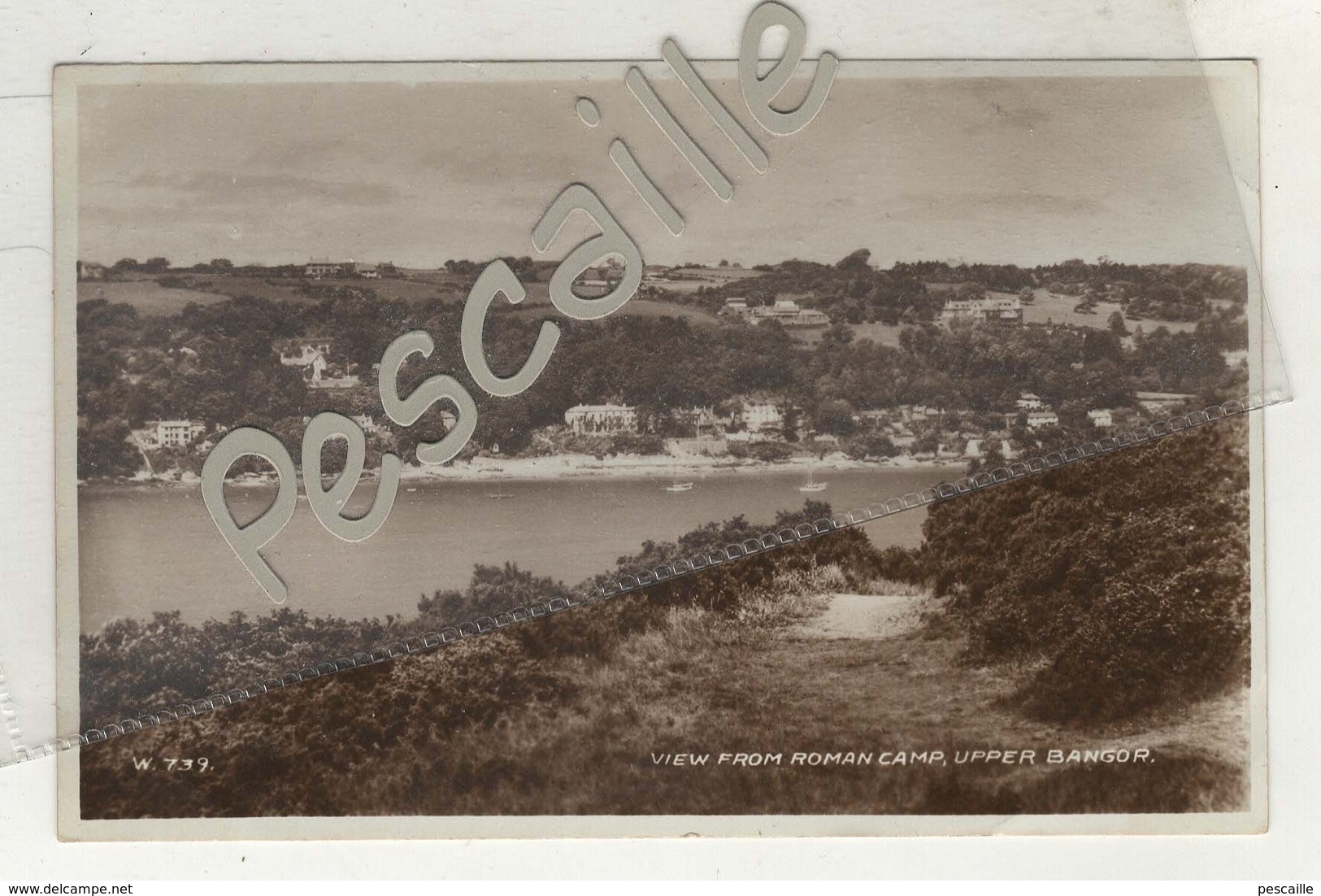 WALLES Gwynedd - CP VIEW FROM ROMAN CAMP UPPER BANGOR - W 739 VALENTINE'S - CIRCULEE EN 1938 NON OBLITEREE - Unknown County