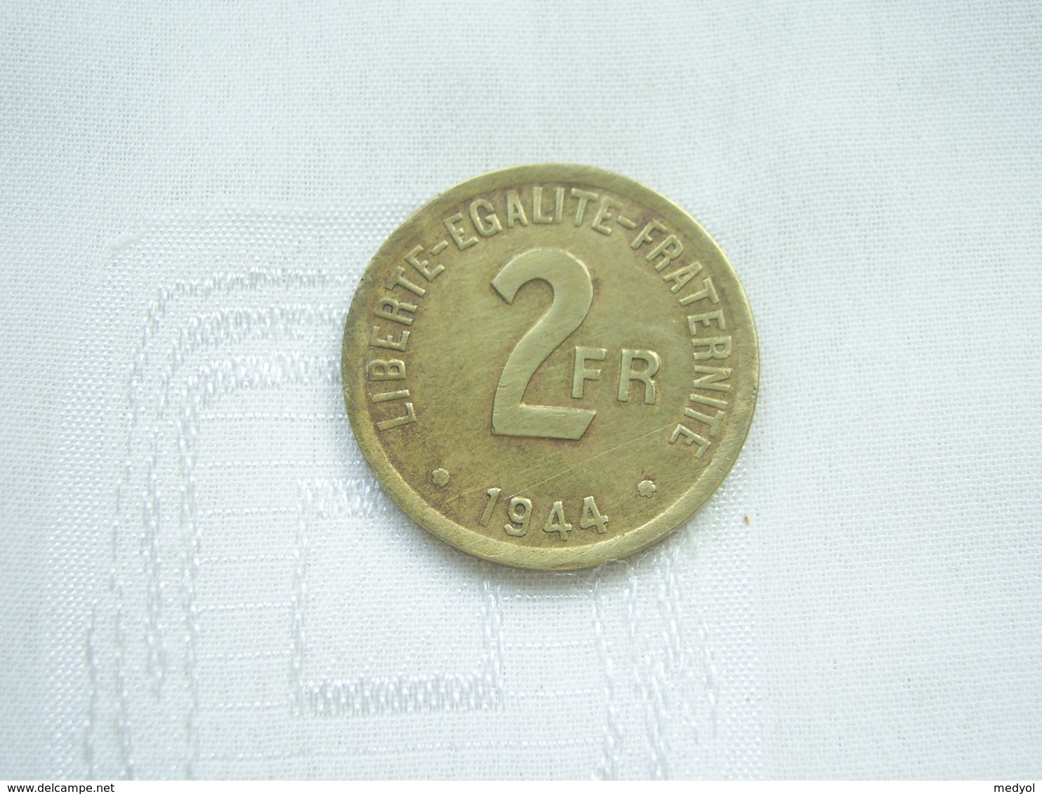 PIECE DE 2 FRANCS 1944 FRANCE LIBRE - 2 Francs