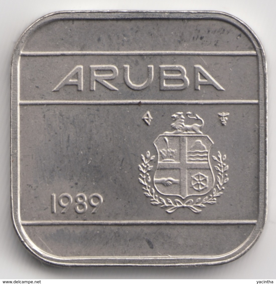 @Y@      Aruba   50   Cent    1989  (3604) - Aruba