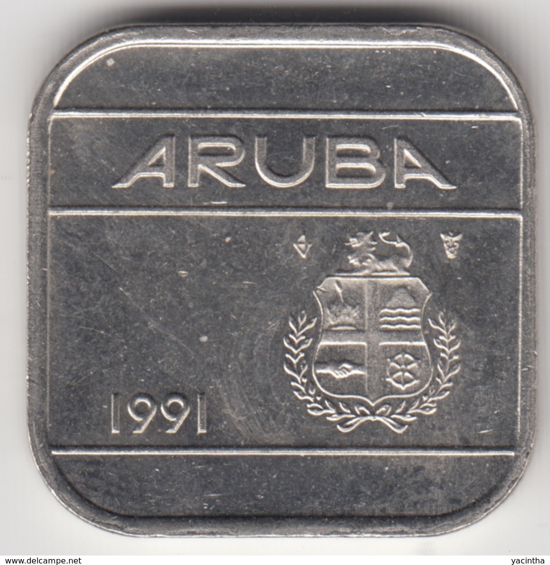 @Y@      Aruba   50   Cent    1991  (3606) - Aruba