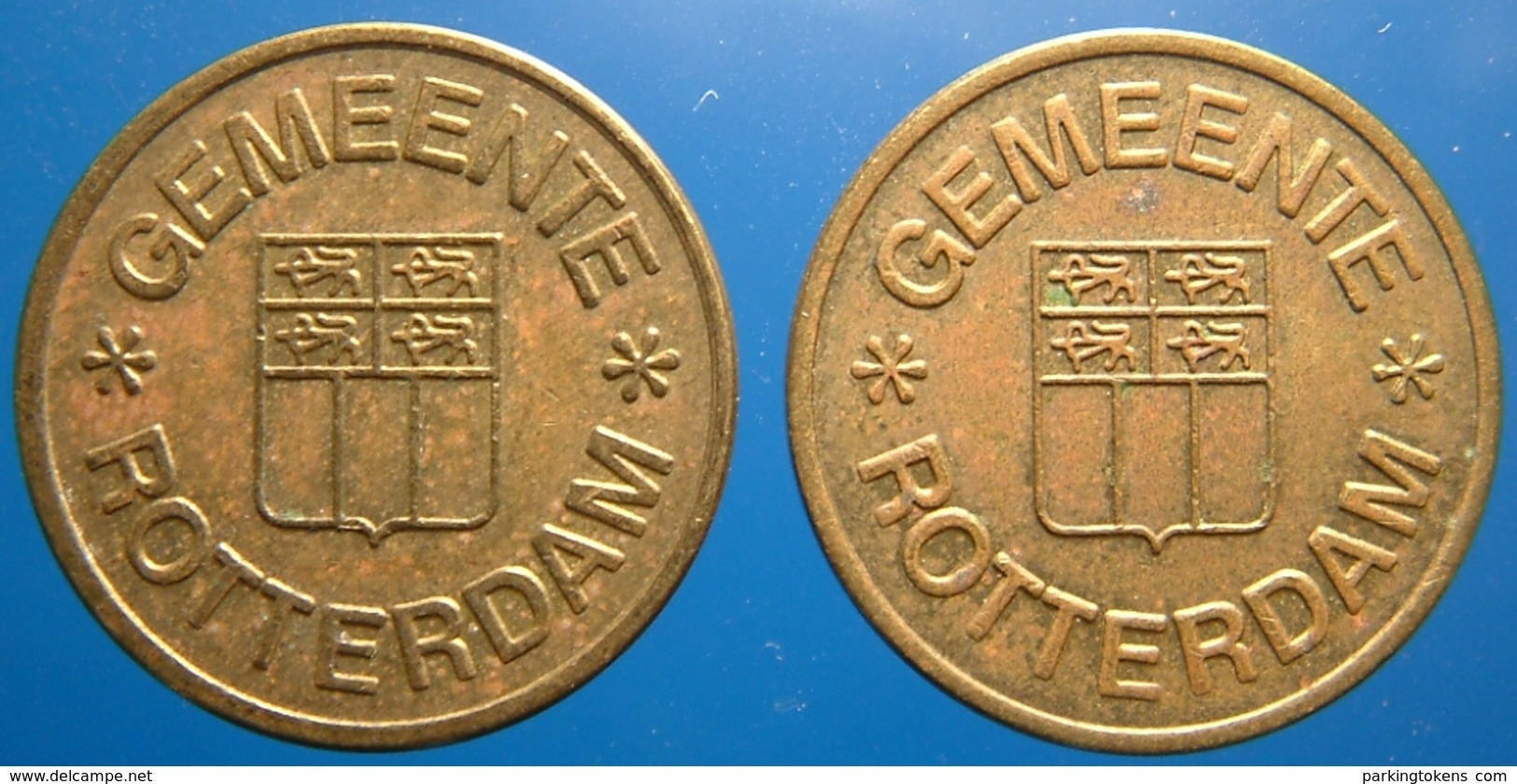 KB166-1 - GEMEENTE ROTTERDAM - Rotterdam - B 20.0mm - Koffie Machine Penning - Coffee Machine Token - Firma's