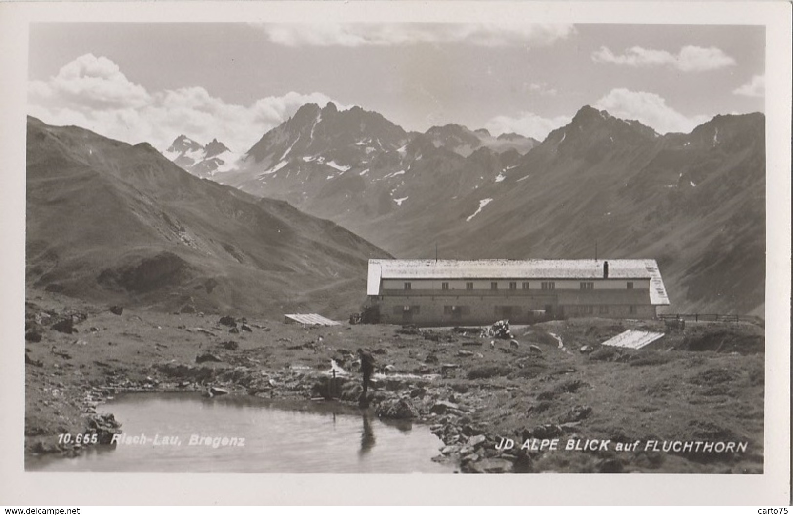 Suisse - J. D. James - JD Alpe - Blick Auf Fluchthorn Piz Fenga - Saint-Luc