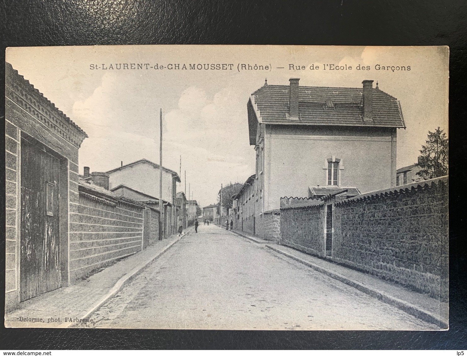 Saint Laurent De Chamousset. Rue De L’école Des Garçons - Saint-Laurent-de-Chamousset