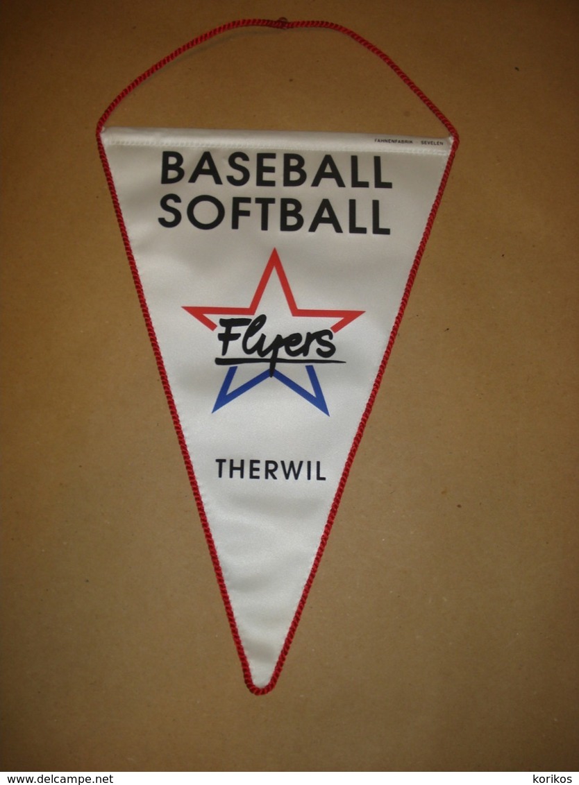 FLYERS THERWIL BASEBALL SOFTBALL - PENNANT – FLAG - BANNER - SWITZWERLAND - Bekleidung, Souvenirs Und Sonstige