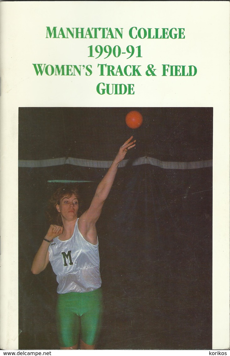 MANHATTAN COLLEGE MEDIA GUIDE - TRACK AND FIELD – ATHLETICS VINTAGE 1990 – 1991 - 1950-Aujourd'hui