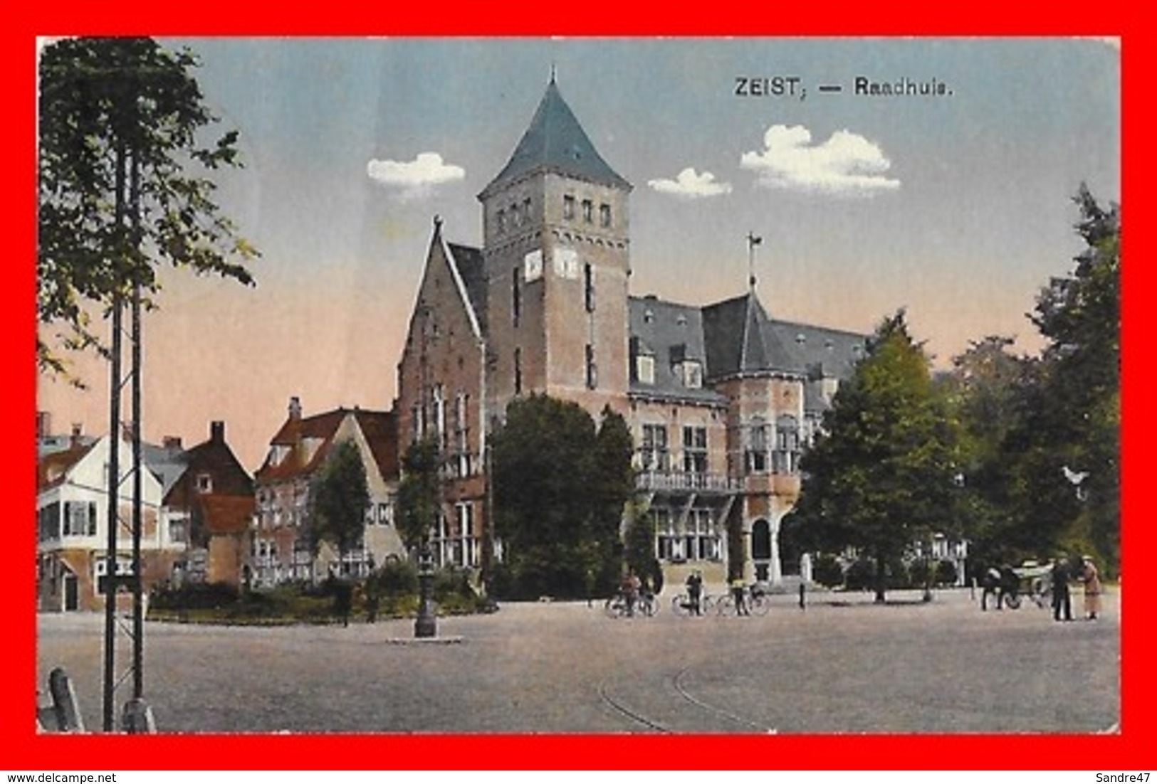 CPA ZEIST (Pays-Bas)  Raadhuis, Animé...K794 - Zeist