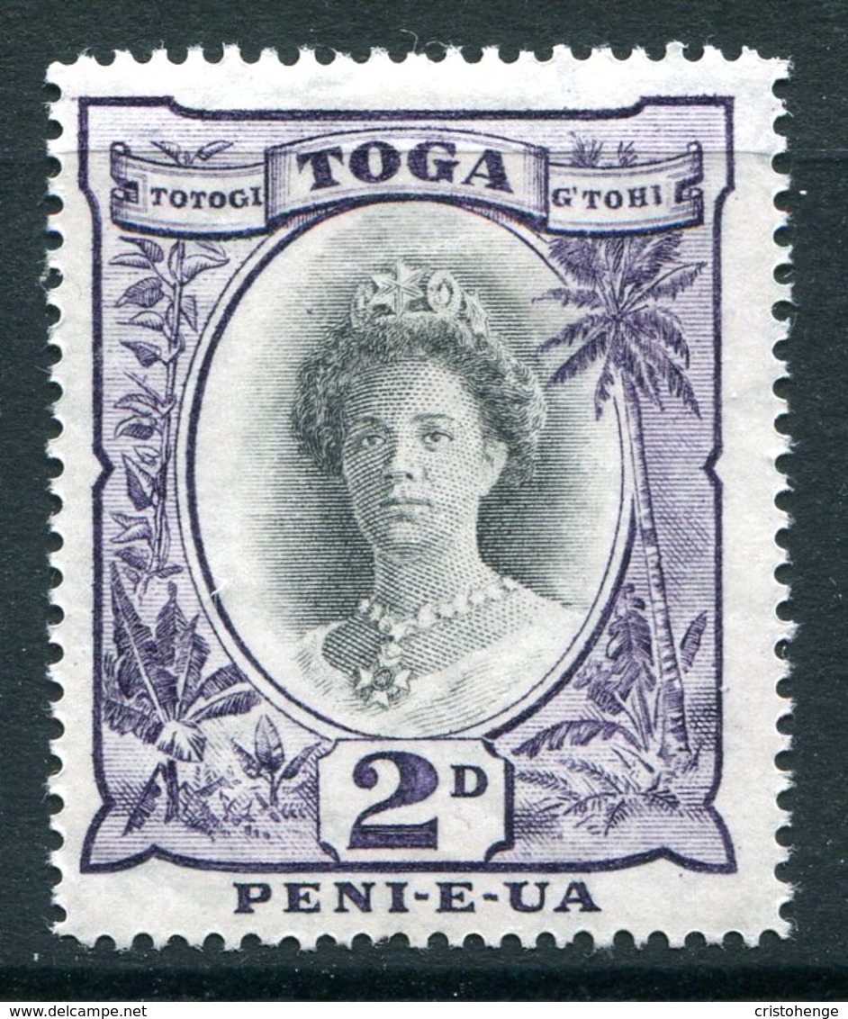 Tonga 1920-35 Pictorials (Wmk. Turtles) - 2d Queen Salote (Shade) HM (SG 57, 57c, 57d) - Tonga (...-1970)