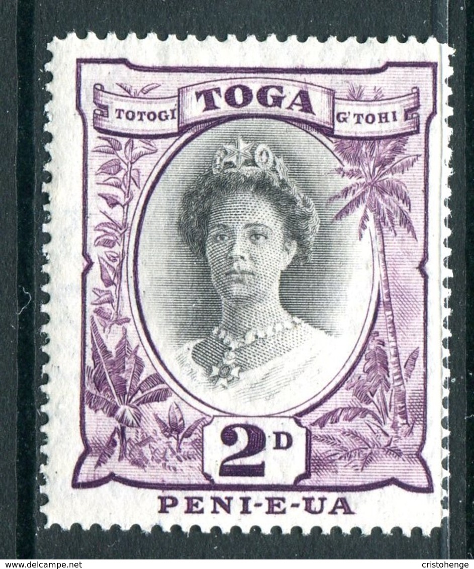 Tonga 1942-49 Pictorials (Wmk. Script CA) - 2d Queen Salote HM (SG 76) - Tonga (...-1970)