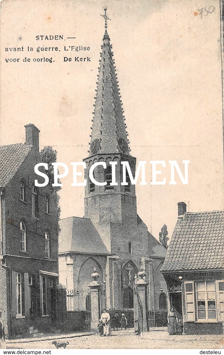 De Kerk Voor De Oorlog - Staden - Staden