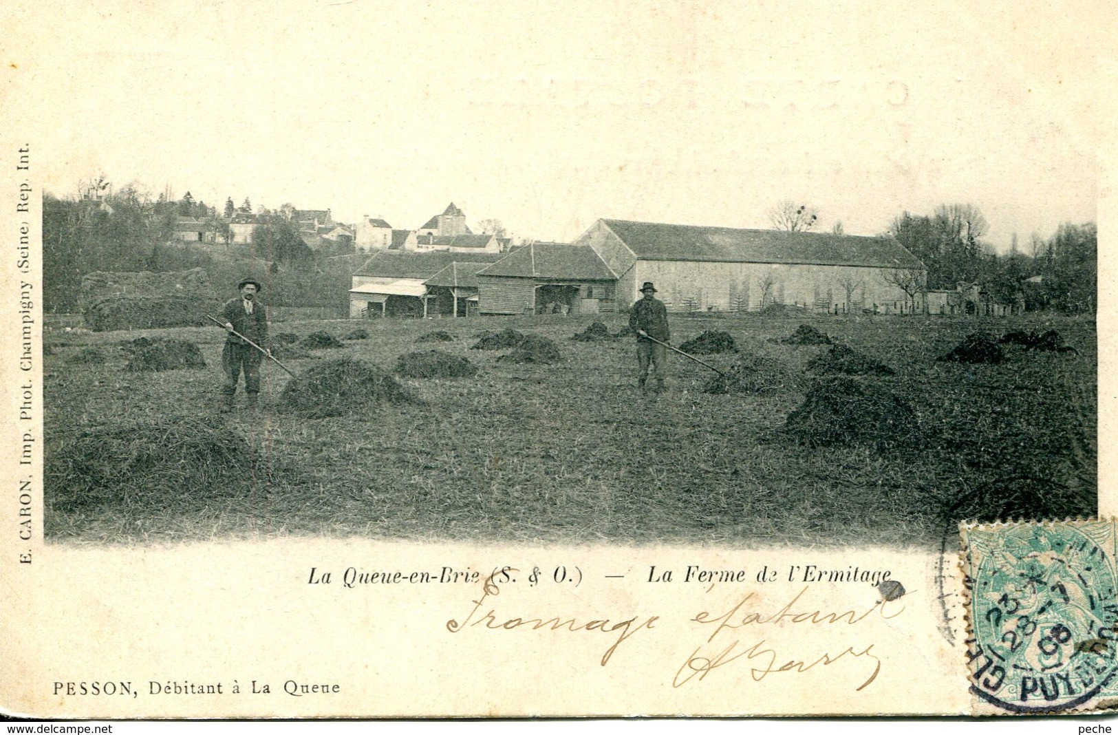 N°3974 T -cpa La Queue En Brie -la Ferme De L'Ermitage- - La Queue En Brie