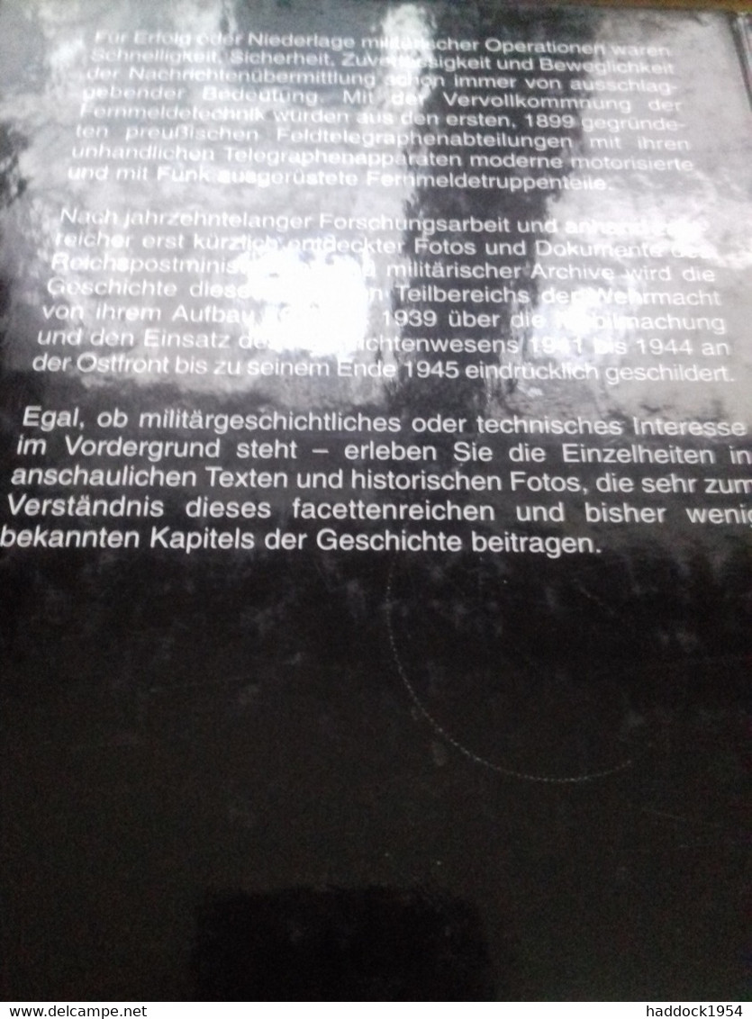 Die Heeres-nachrichtentruppe Der Wehrmacht 1935-1945 HANS GEORG KAMPE Dorfler 1994 - 5. Guerre Mondiali