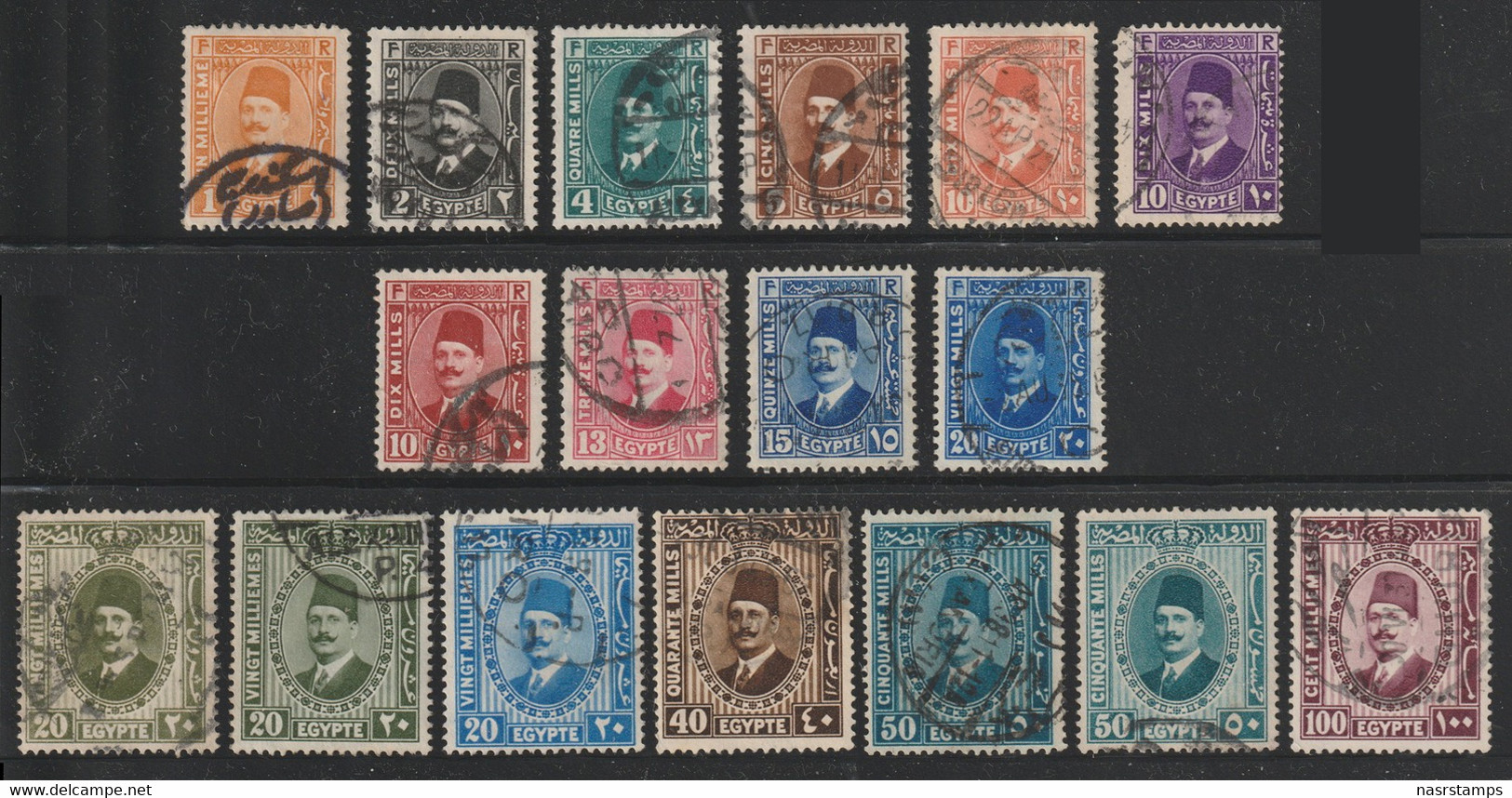 Egypt - 1927-37 - ( King Fouad ) - Used - Oblitérés