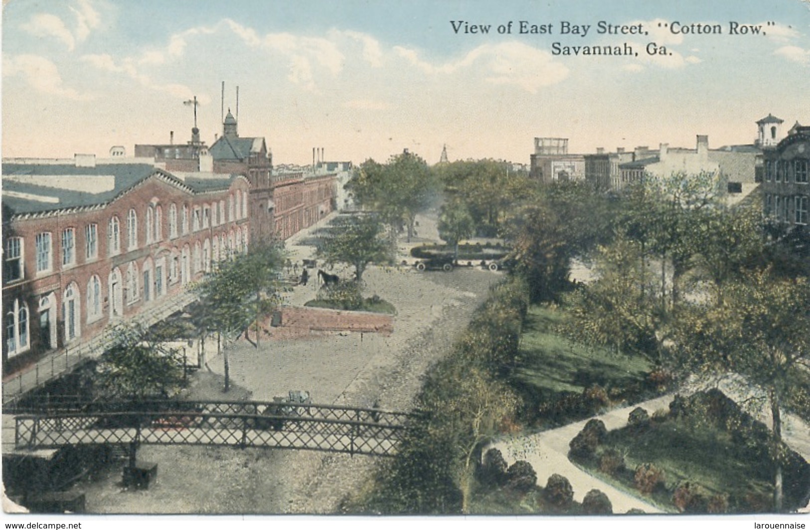 Savannah : View Of East Bay Street " Cotton Row ". - Savannah