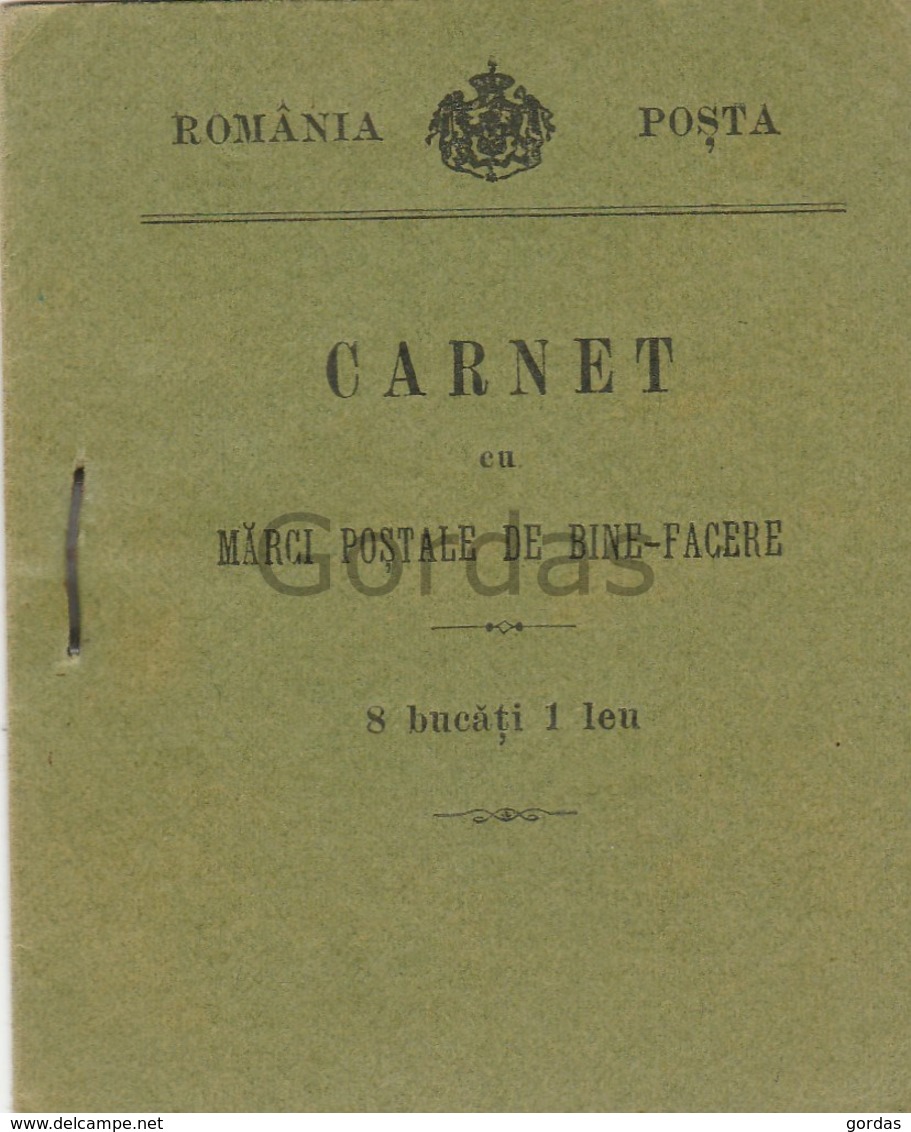 Romania - Carnet Cu 8 Marci Postale De Binefacere - Posta - Other & Unclassified