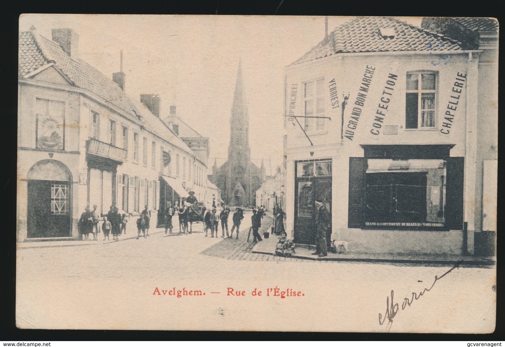 AVELGEM  RUE DE L'EGLISE - Avelgem