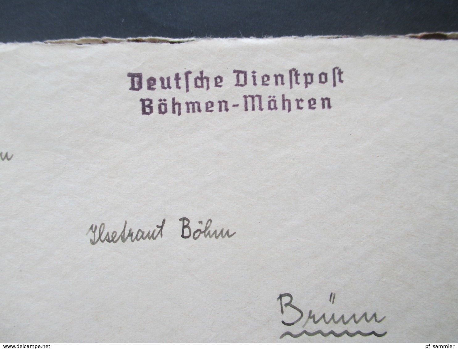 Deutsche Dienstpost Böhmen Und Mähren Budweis + Stempel L2 Absender RAD Abt. K3/390 Budweis Fliegerhorst Mit Inhalt!! - Cartas & Documentos