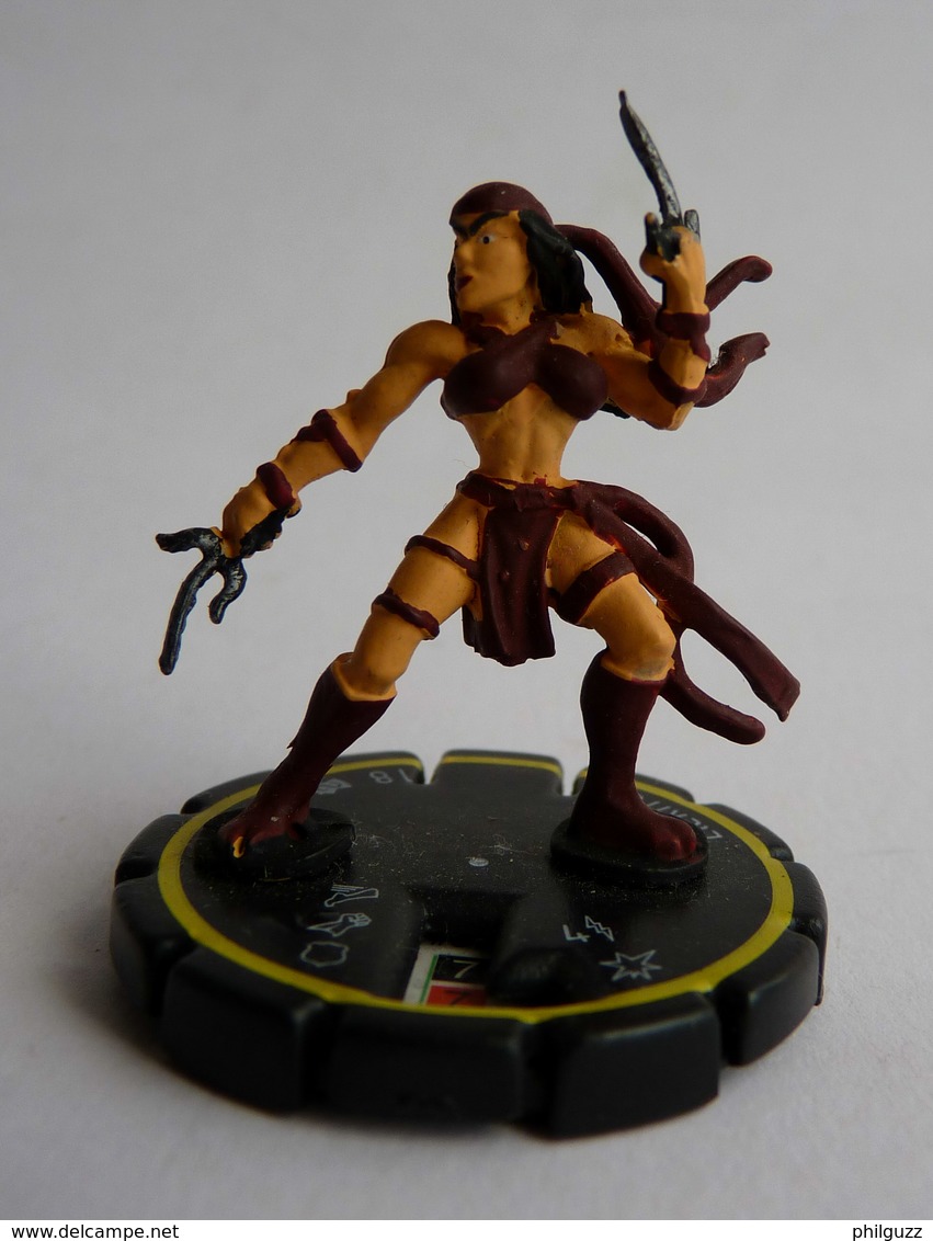 FIGURINE HEROCLIX MARVEL ELEKTRA Rareté 2 Socle Jaune (2) - Marvel Heroes