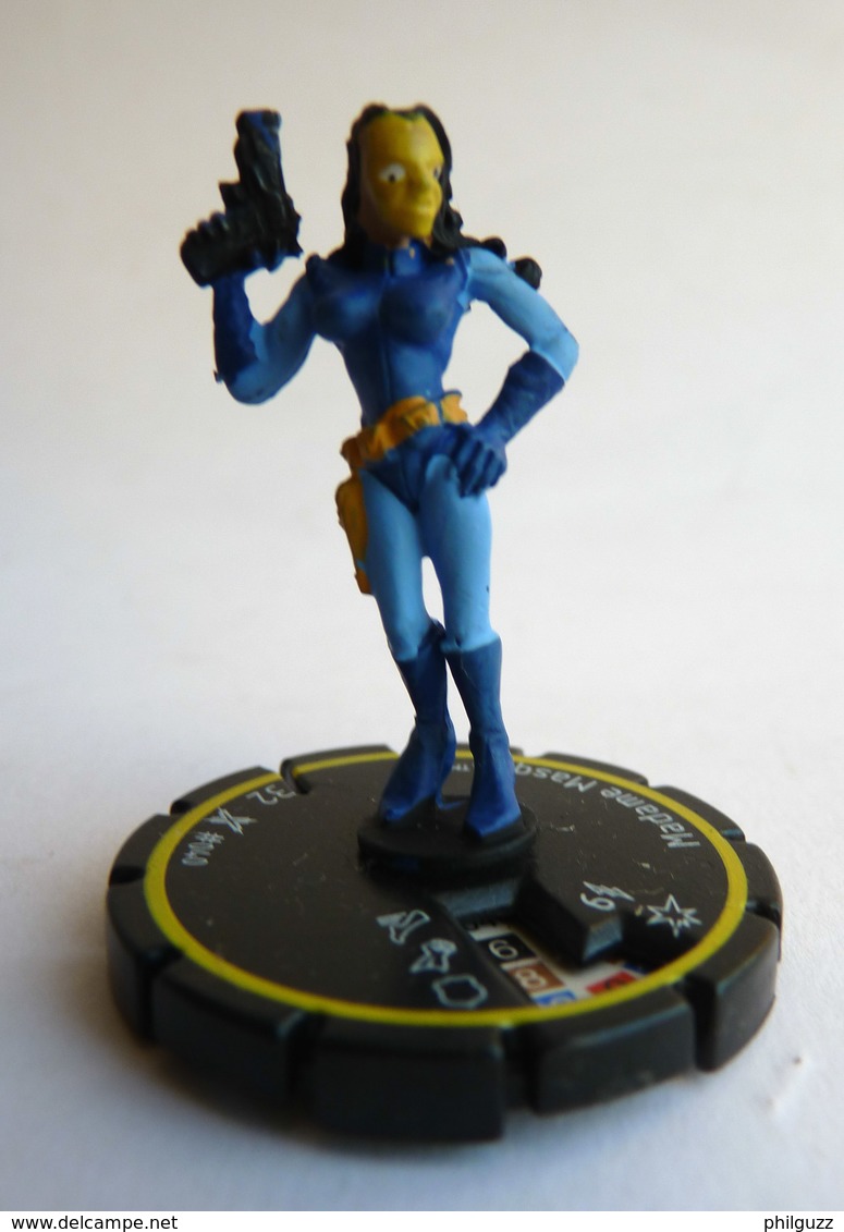 FIGURINE HEROCLIX MARVEL MADAME MASQUE Rareté 2 Socle JAUNE - Marvel Heroes