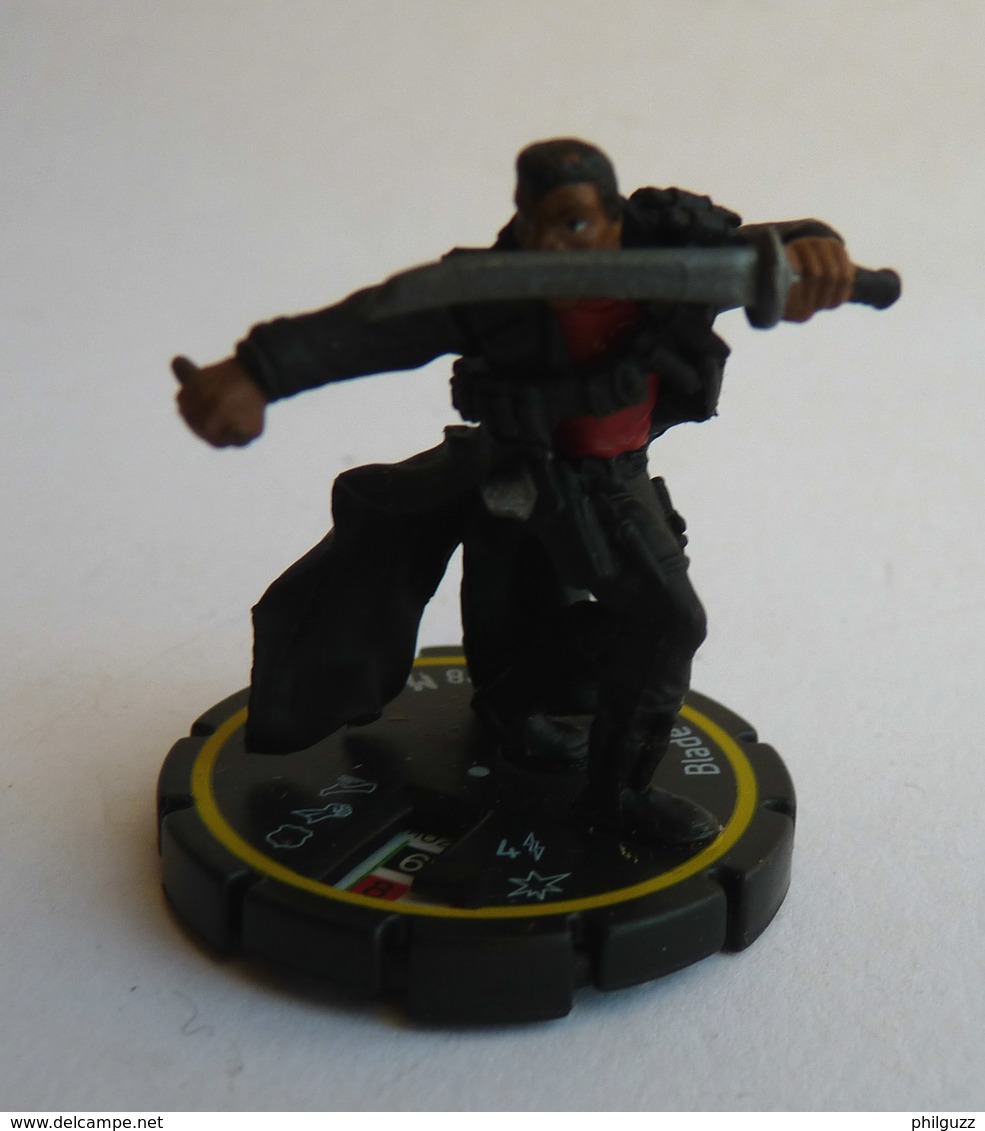 FIGURINE HEROCLIX MARVEL BLADE Rareté 2 Socle JAUNE (2) - Marvel Heroes