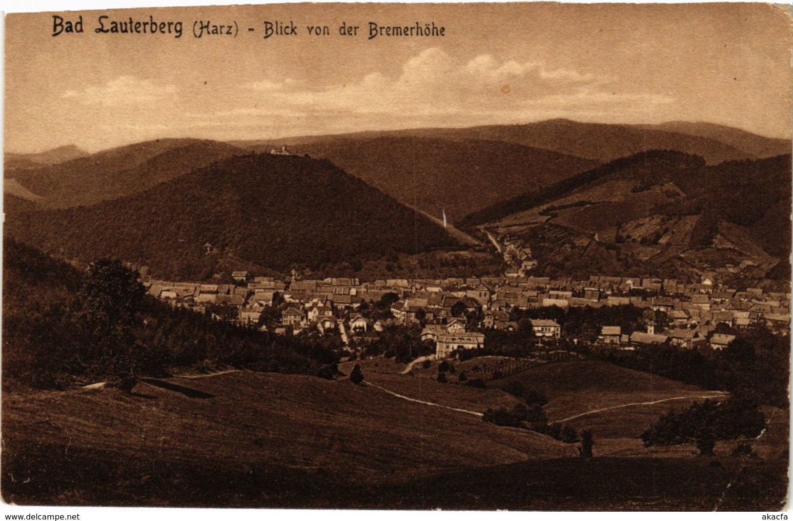 CPA AK Bad Lauterberg Blick Von Der Bremerhohe GERMANY (955756) - Bad Lauterberg