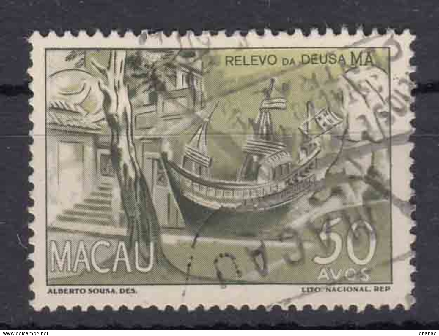 Portugal Macao Macau 1950 Mi#368 Used - Oblitérés