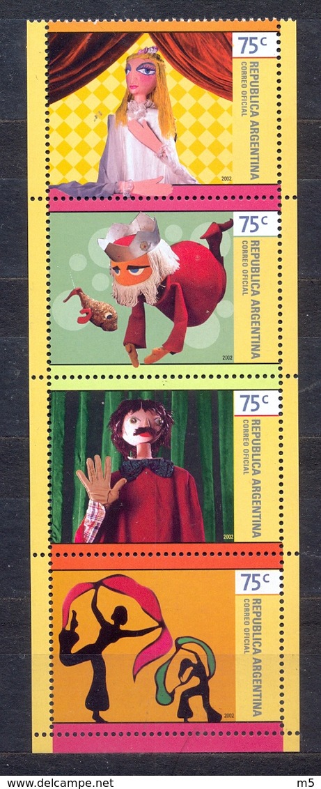 ARGENTINA - MNH - THE PUPPET THEATER - MI.NO.2792/5 - CV = 3,5 € - Nuovi